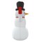vidaXL Inflatable Snowman Multicolor Oxford fabric with PU coating